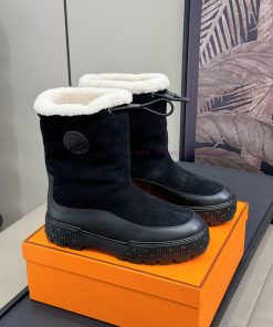 Herme…s fw24 new arrival～H Home 24 Autumn/Winter Snow Boots New ProductThe foam material solqgmfy2us