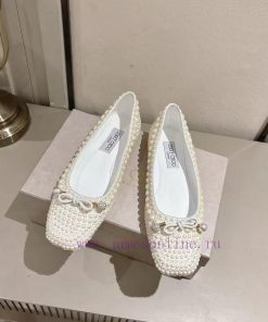Jimmy CHO, Jimmy Week, 24SS Mary Jane pearl flat dancing shoes are here to stay. The ballet s5w5fax8