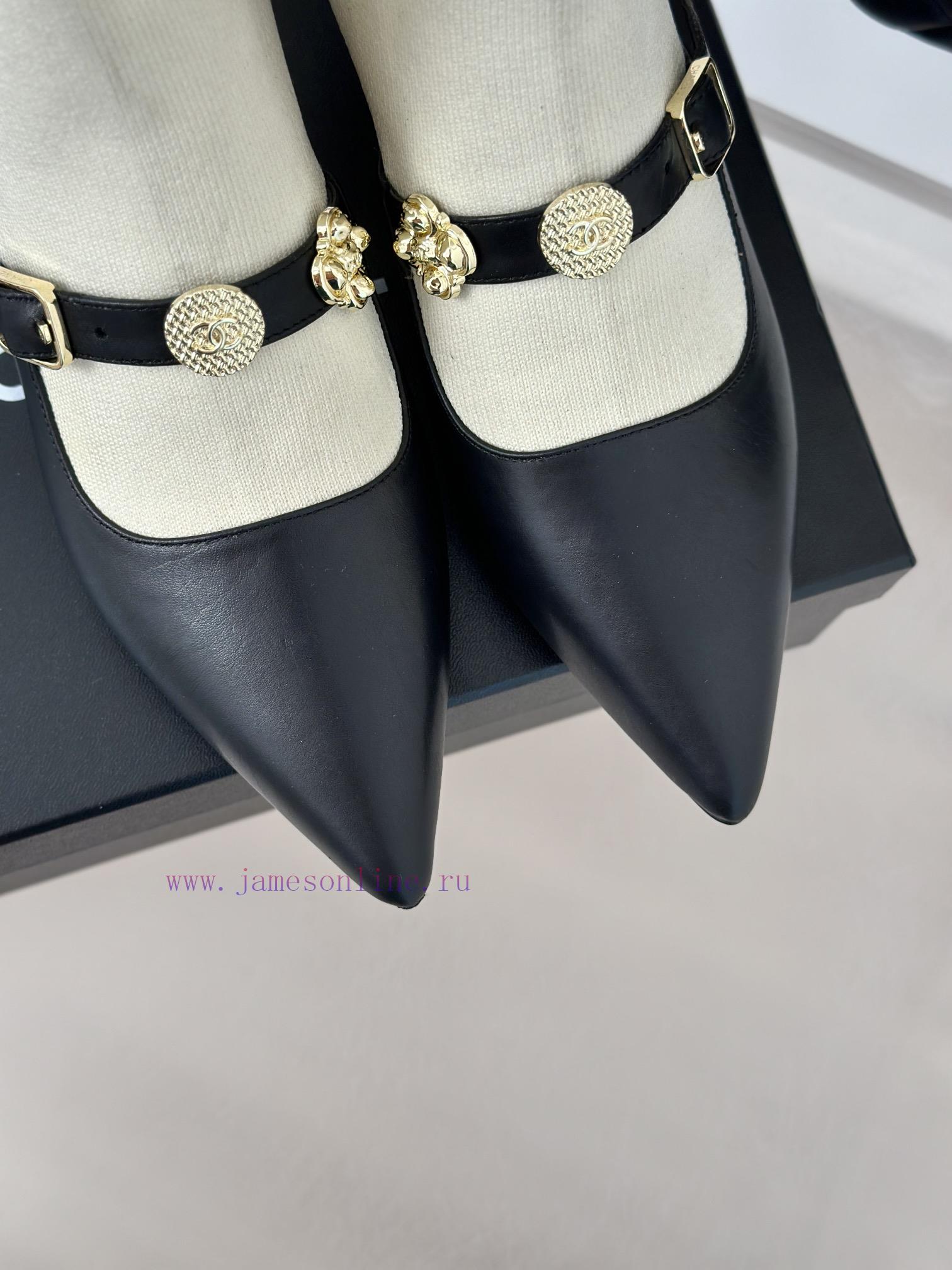 Chanel | Chanel 24B Autumn/Winter New Product Metal Double C Pointed Coarse Heel Socks Bootsaeyab1fs - Image 8