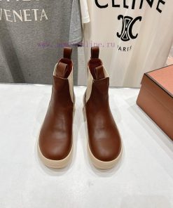 Loropiana LP Nuoyoupianya 24ss Autumn/Winter New Lakeside Leather Chelsea Short BootsThis shc2jhr9eh