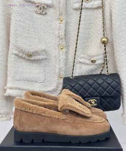 Chanel | Chanel Classic backpack buckle flip coverThick soled hairy shoes Le Fu shoesI can'toamnfas1