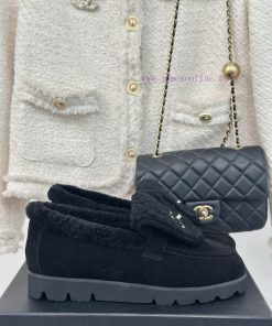 Chanel | Chanel Classic backpack buckle flip coverThick soled hairy shoes Le Fu shoesI can'tq0v84j3h