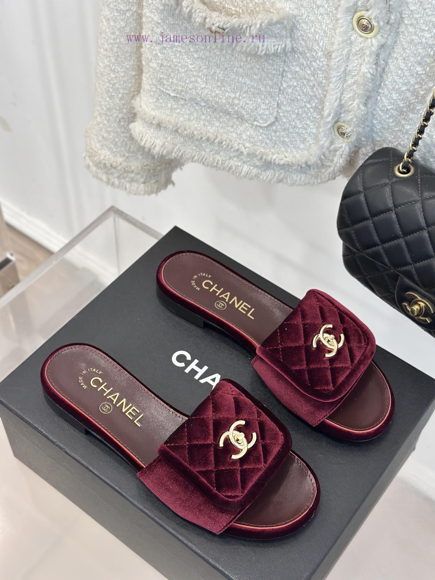 Chanel | Chanel Classic backpack buckle flip flip flip slippersClassic and timeless~Flip styywiddl9y - Image 4
