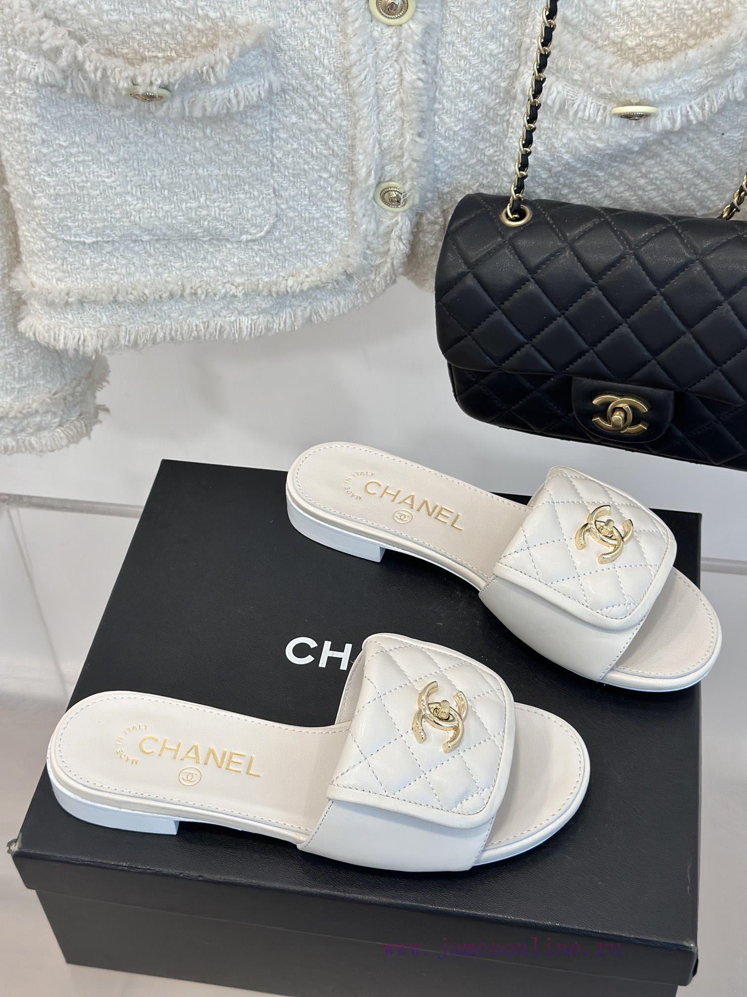 Chanel | Chanel Classic backpack buckle flip flip flip slippersClassic and timeless~Flip stygf5jb02l - Image 4
