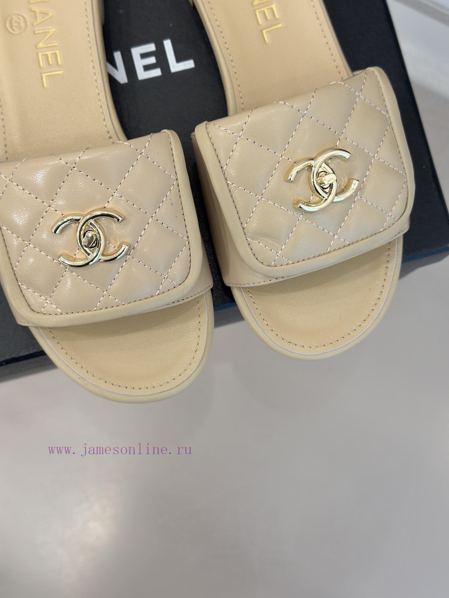 Chanel | Chanel Classic backpack buckle flip flip flip slippersClassic and timeless~Flip sty3wenjjm3 - Image 8
