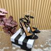 Aquazzura2024 New Top Pineapple Women's Hollow High Heel Sandals Original 1:1 Open Mold Heelzit7lju1