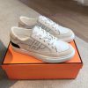 Men's 20 official website limited edition couple's H home 24ss autumn and winter white shoesgqj70r78