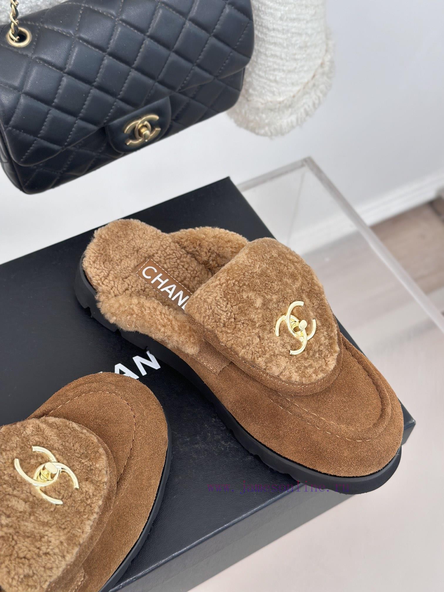 Chanel | Chanel Classic backpack buckle flip coverThick bottomed wool semi trailerI can't liize7vliz - Image 6