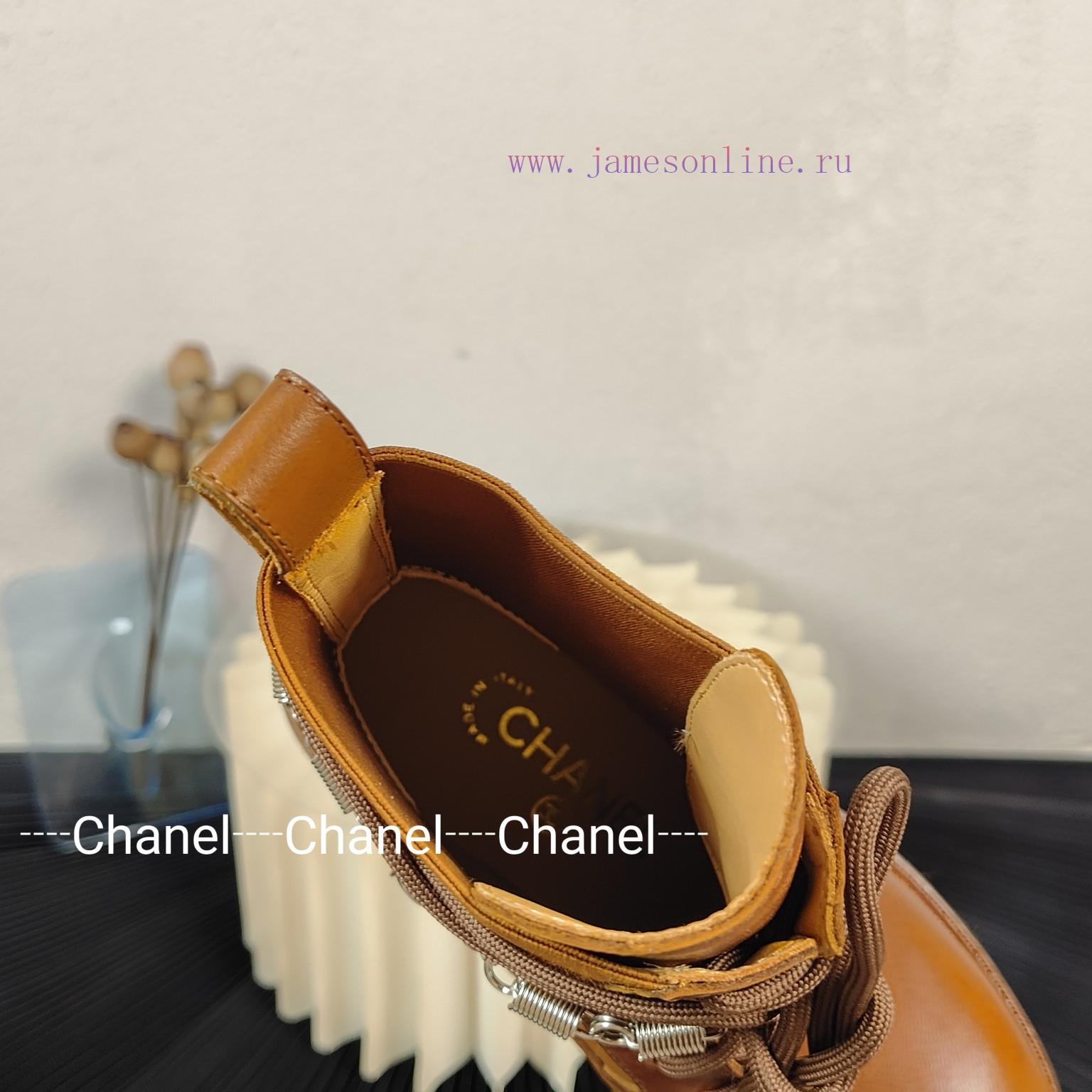 Purchasing gradeChanel 24ss Chanel new Chanel letter buckle Martin boots autumn and winter msw8cv3tg - Image 9