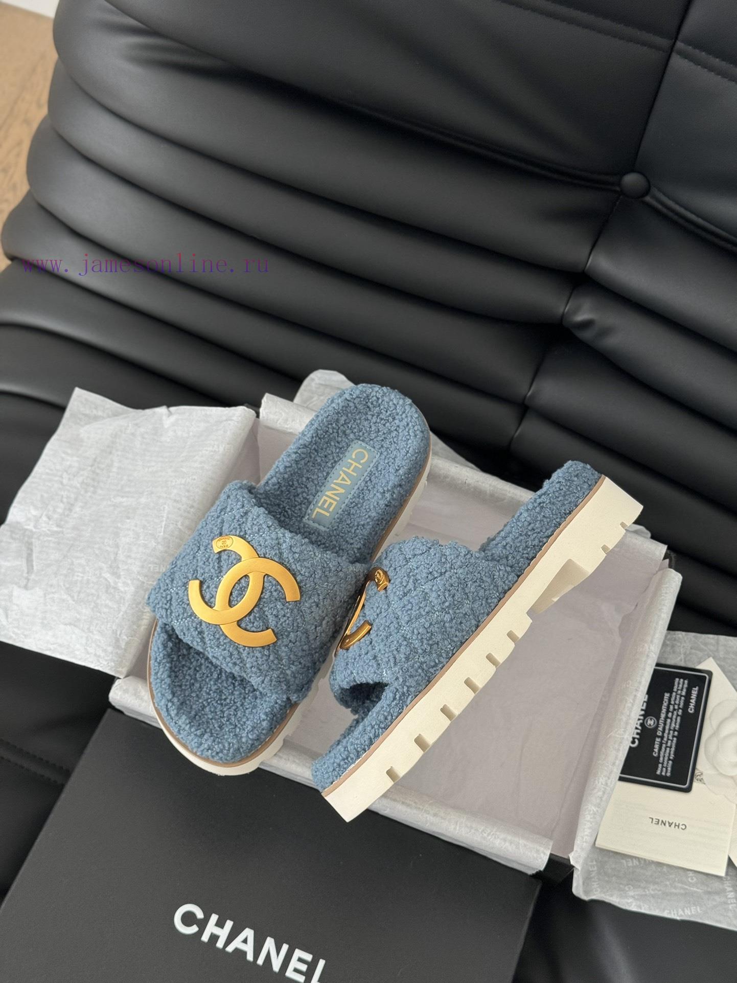 Chanel 24B new fur slippersThis fur mop is really cuteSoft and fluffy fur, comfortable and wbvrf3gvj - Image 3