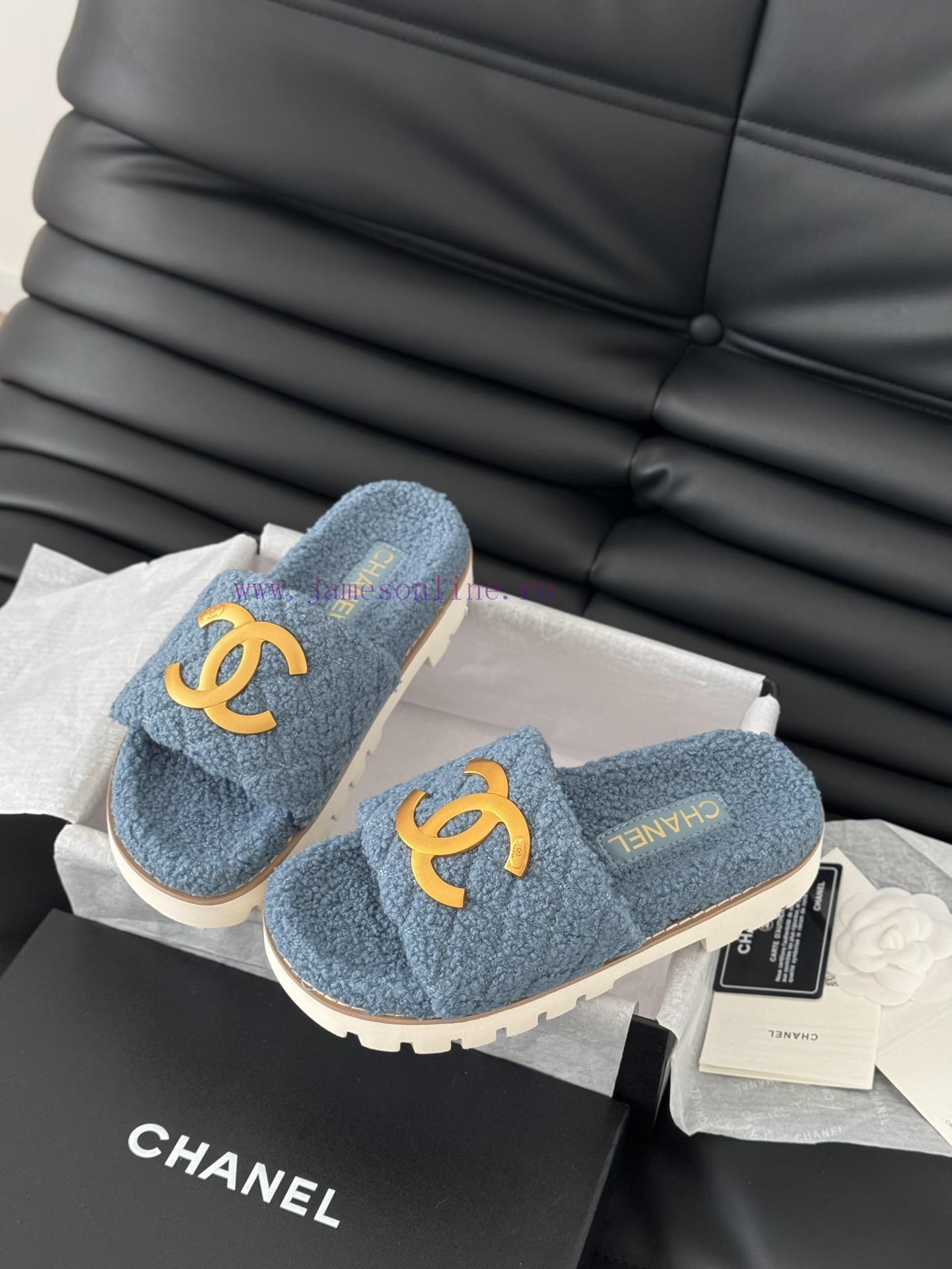 Chanel 24B new fur slippersThis fur mop is really cuteSoft and fluffy fur, comfortable and wbvrf3gvj - Image 5