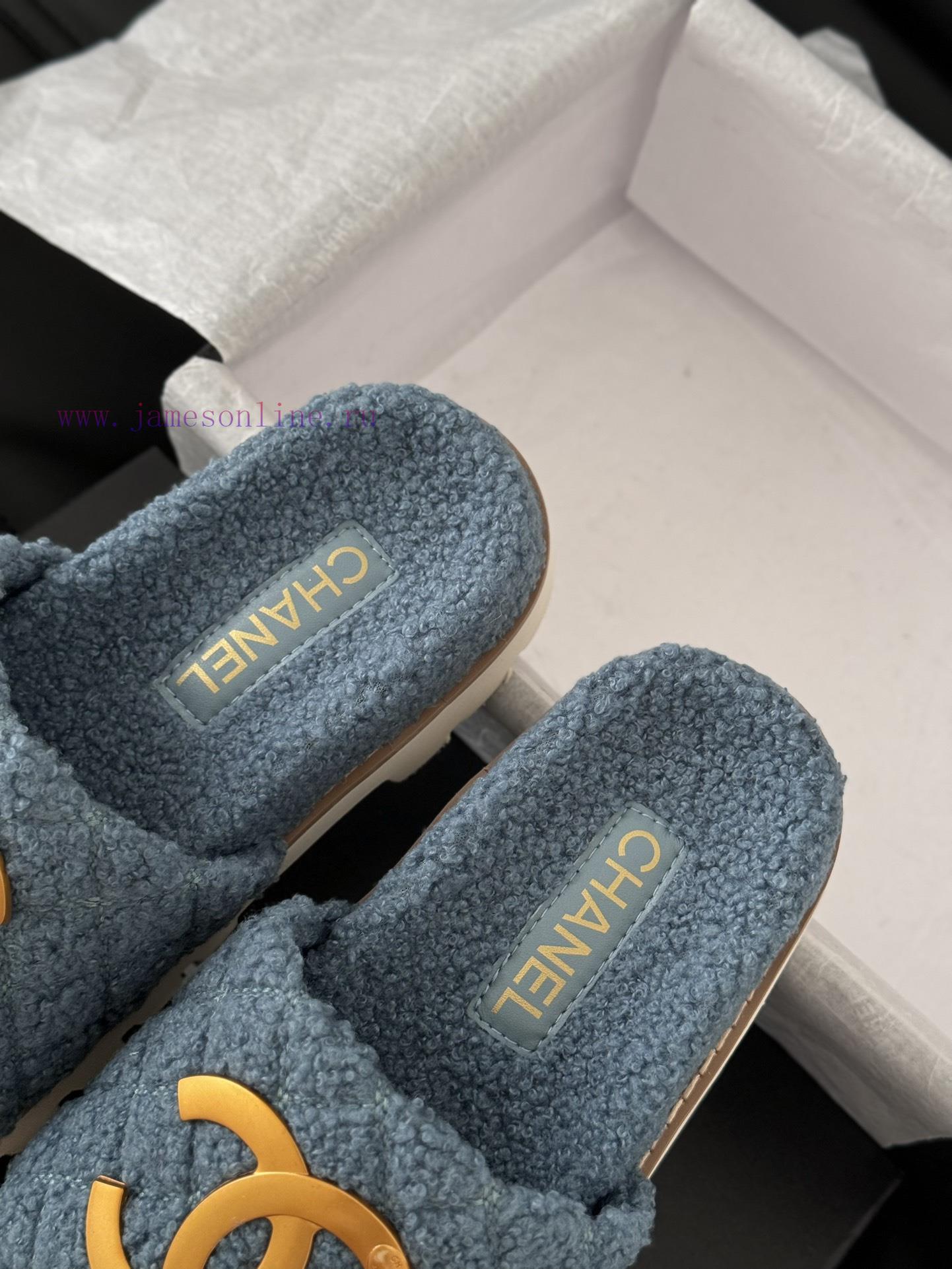 Chanel 24B new fur slippersThis fur mop is really cuteSoft and fluffy fur, comfortable and wbvrf3gvj - Image 7