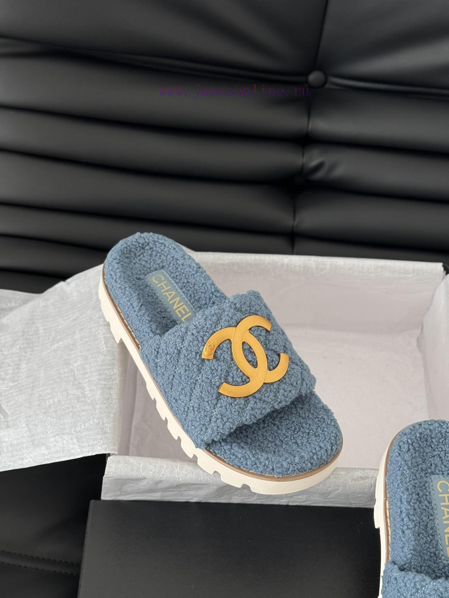 Chanel 24B new fur slippersThis fur mop is really cuteSoft and fluffy fur, comfortable and wbvrf3gvj - Image 8