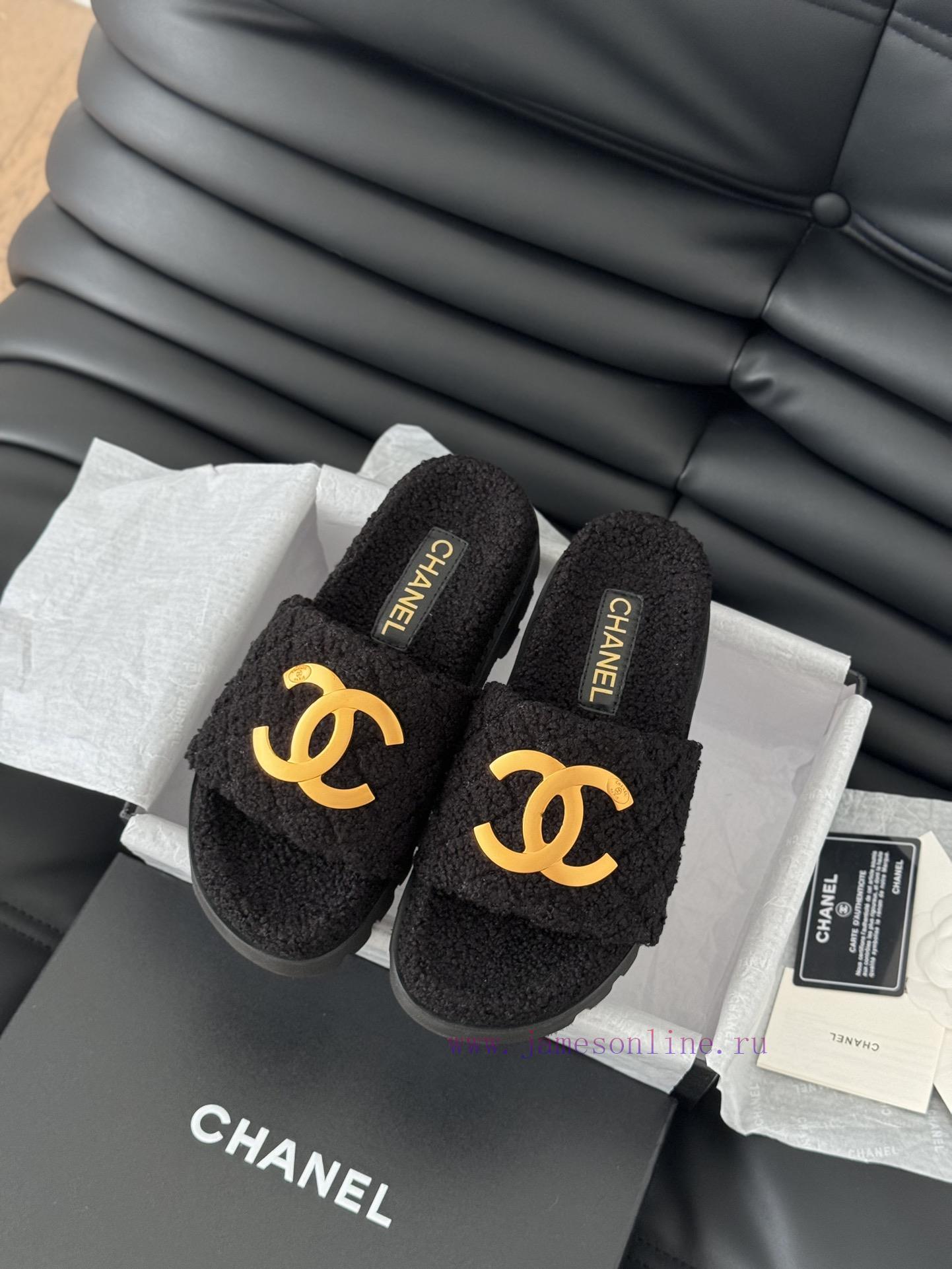 Chanel 24B new fur slippersThis fur mop is really cuteSoft and fluffy fur, comfortable and wgxu9w2de - Image 2