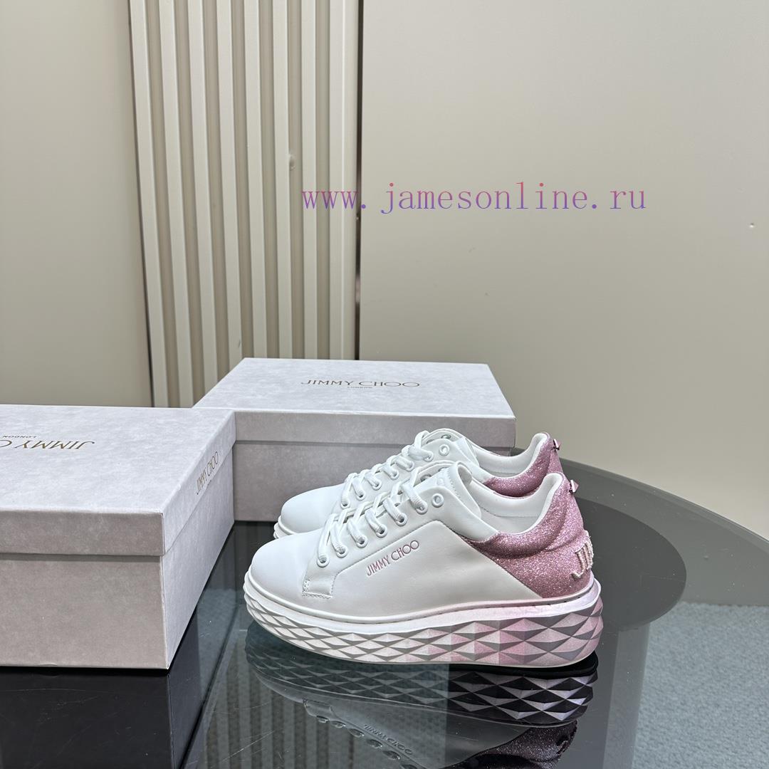 JIMMY CHOO Original Large Bottom Casual White Shoes, Designed with the Latest Technology, Strj29hl0s - Image 2