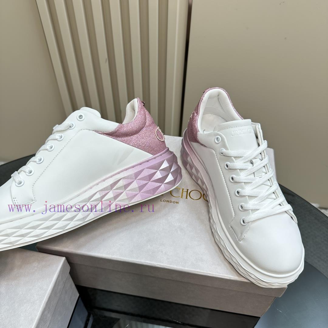 JIMMY CHOO Original Large Bottom Casual White Shoes, Designed with the Latest Technology, Strj29hl0s - Image 5