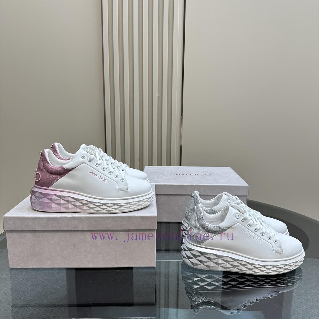 JIMMY CHOO Original Large Bottom Casual White Shoes, Designed with the Latest Technology, Strj29hl0s - Image 10