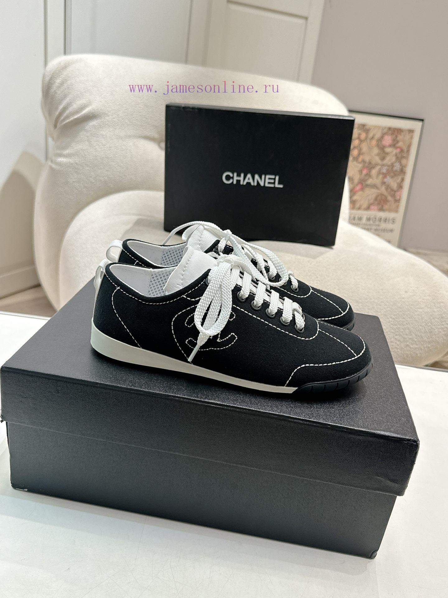 Chanel 25C new sports and leisure shoesVersatile white shoe style matching won't go wrongCol371ydgv2 - Image 3
