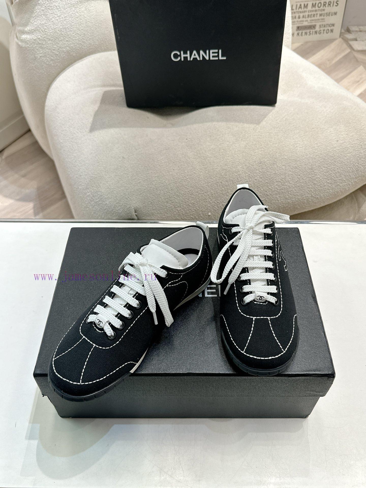 Chanel 25C new sports and leisure shoesVersatile white shoe style matching won't go wrongCol371ydgv2 - Image 4