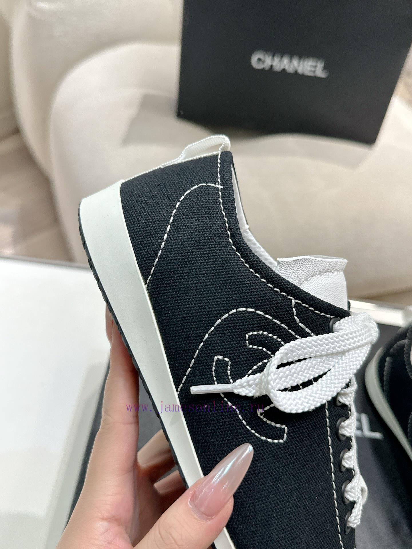Chanel 25C new sports and leisure shoesVersatile white shoe style matching won't go wrongCol371ydgv2 - Image 9