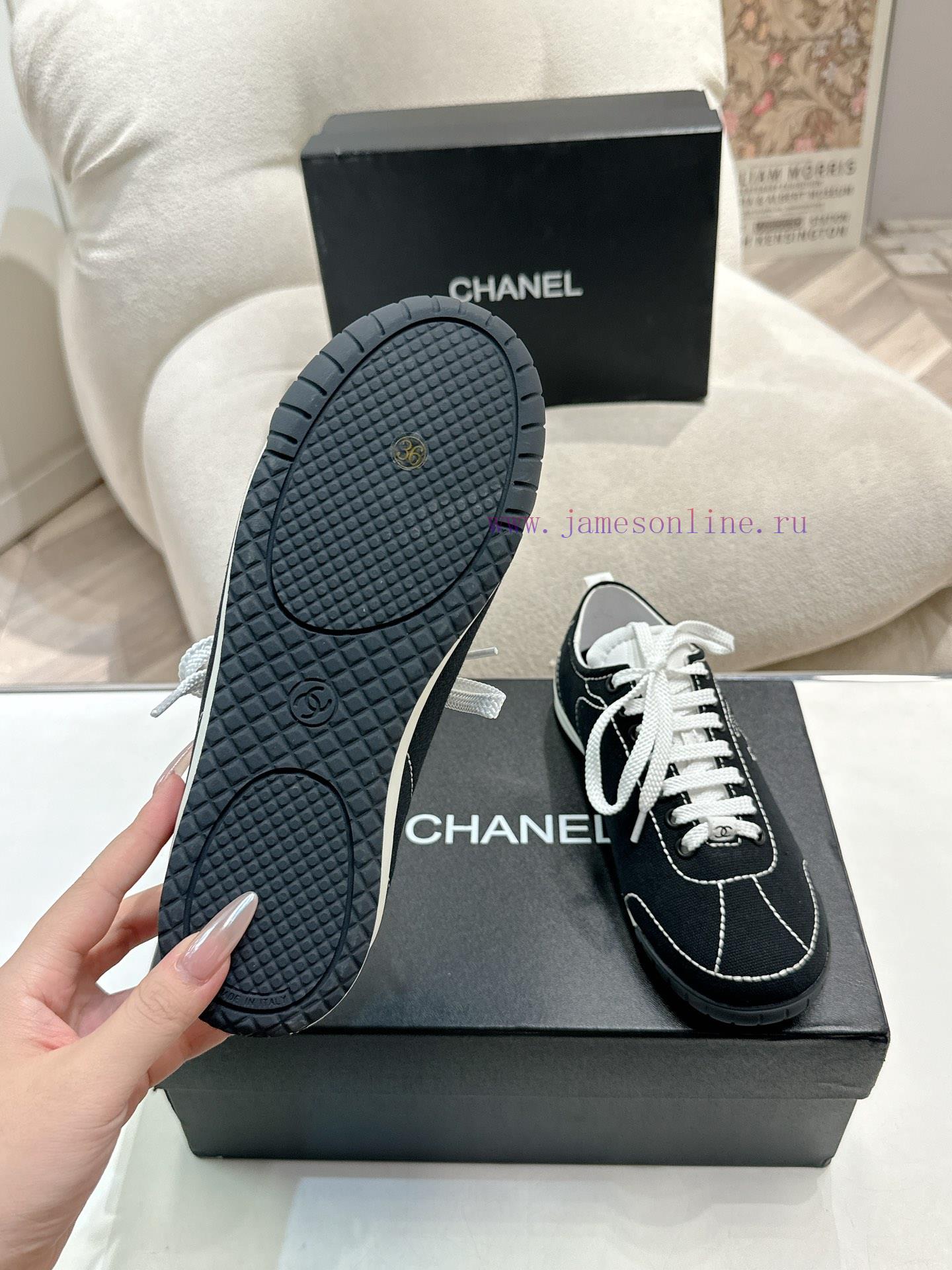 Chanel 25C new sports and leisure shoesVersatile white shoe style matching won't go wrongCol371ydgv2 - Image 10