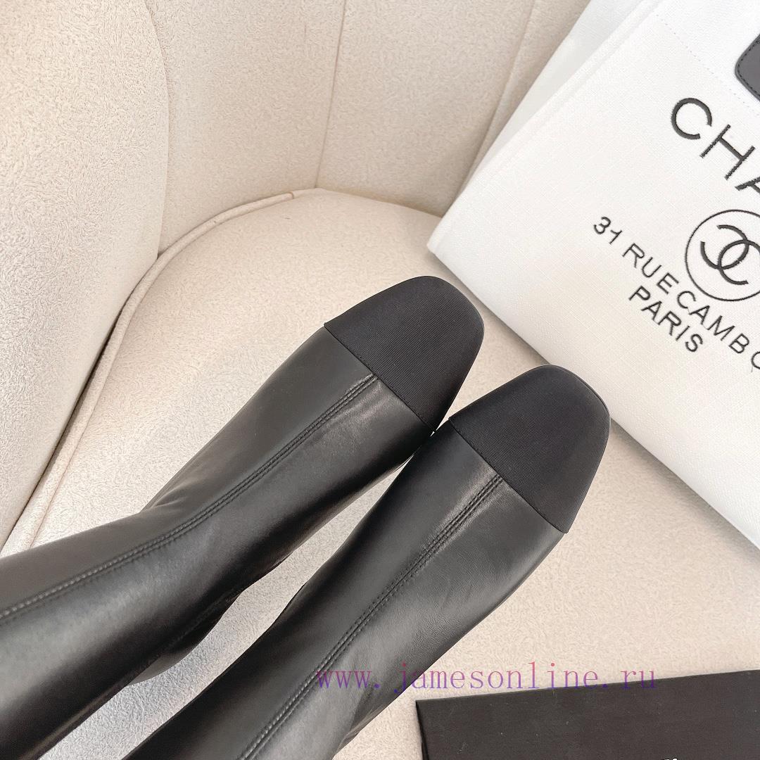 Chanel Chanel timeless classic patchwork thick heel elastic boots interpret elegant Chanel sd10pcy5l - Image 7