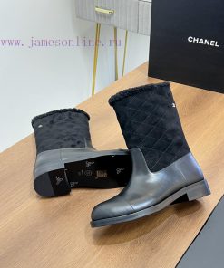 Top tierChanel | Chanel 2024 wool snow boots classic simple diamond grid short boots Martin oaut4liv