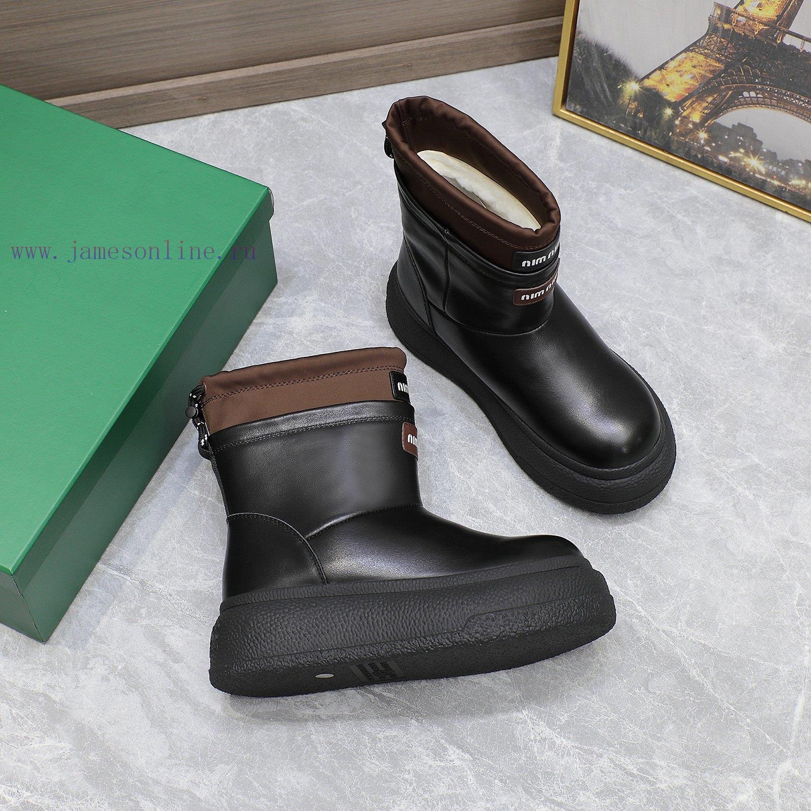 The modelFashionable and trendy thick soled snow boots24SS autumn and winter thick soled furr1e2u12v - Image 8
