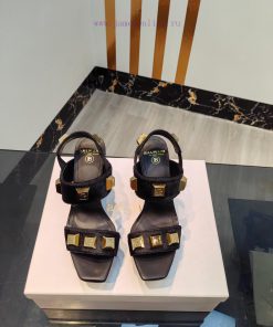 Out, Balmain autumn/winter 2023 runway fashion hate sky high waterproof platform sandals,Bra5cyct1af