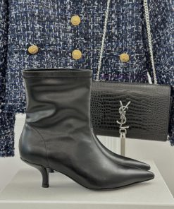 Toteme designer niche brand classic autumn and winter kitten with pointed toe bootsA niche bgxa53dug