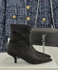 Toteme designer niche brand classic autumn and winter kitten with pointed toe bootsA niche bsdpbz335