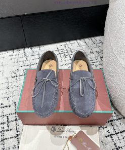 Top Men's StyleLoro Piana 25/Latest Men's Casual Bean ShoesThe upper of the shoe is made of 50csusa4
