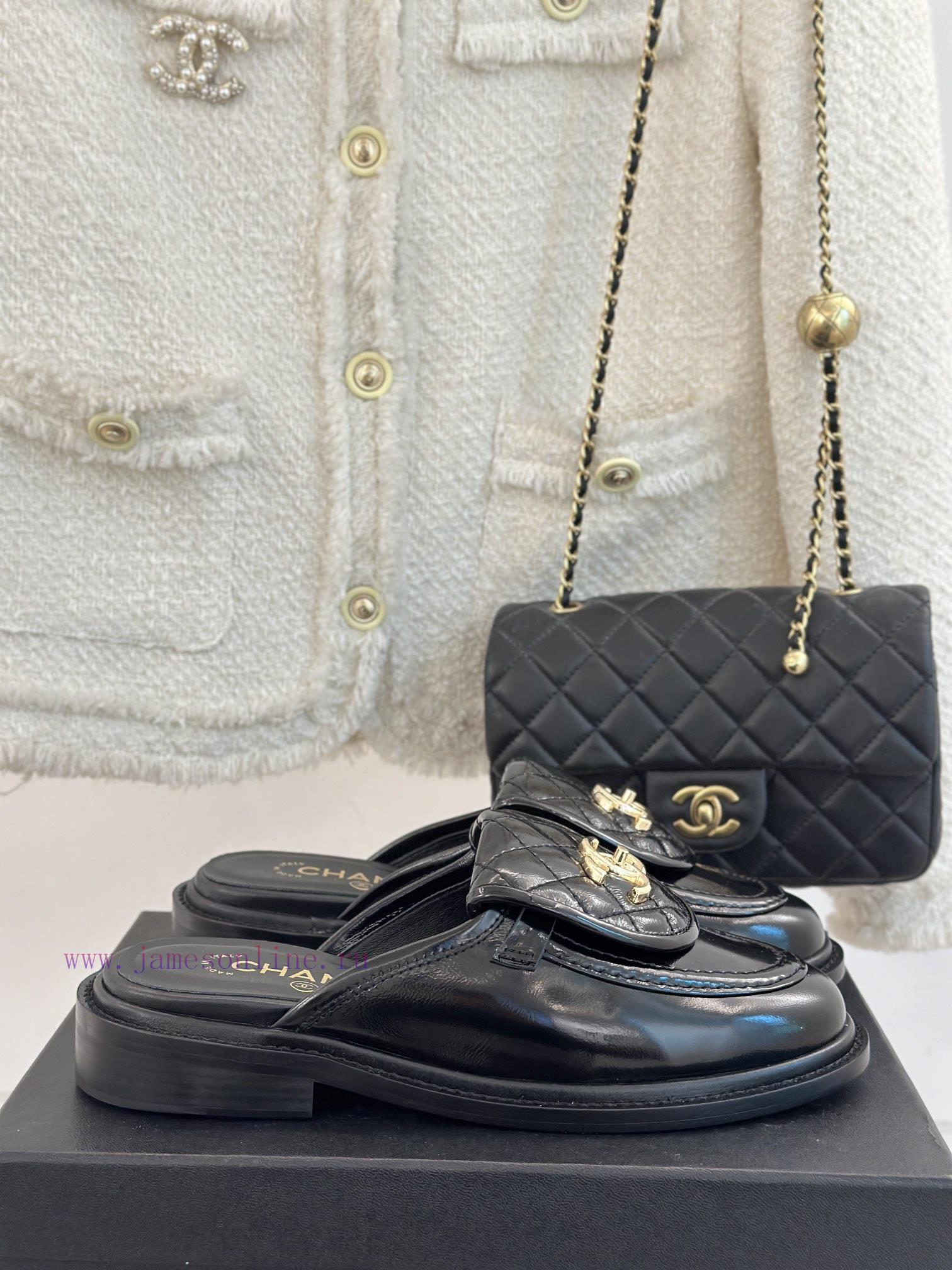 Chanel | Chanel Classic Flip Bag BuckleLingge Baotou dragging half draggingClassic timeless t49zp0nn