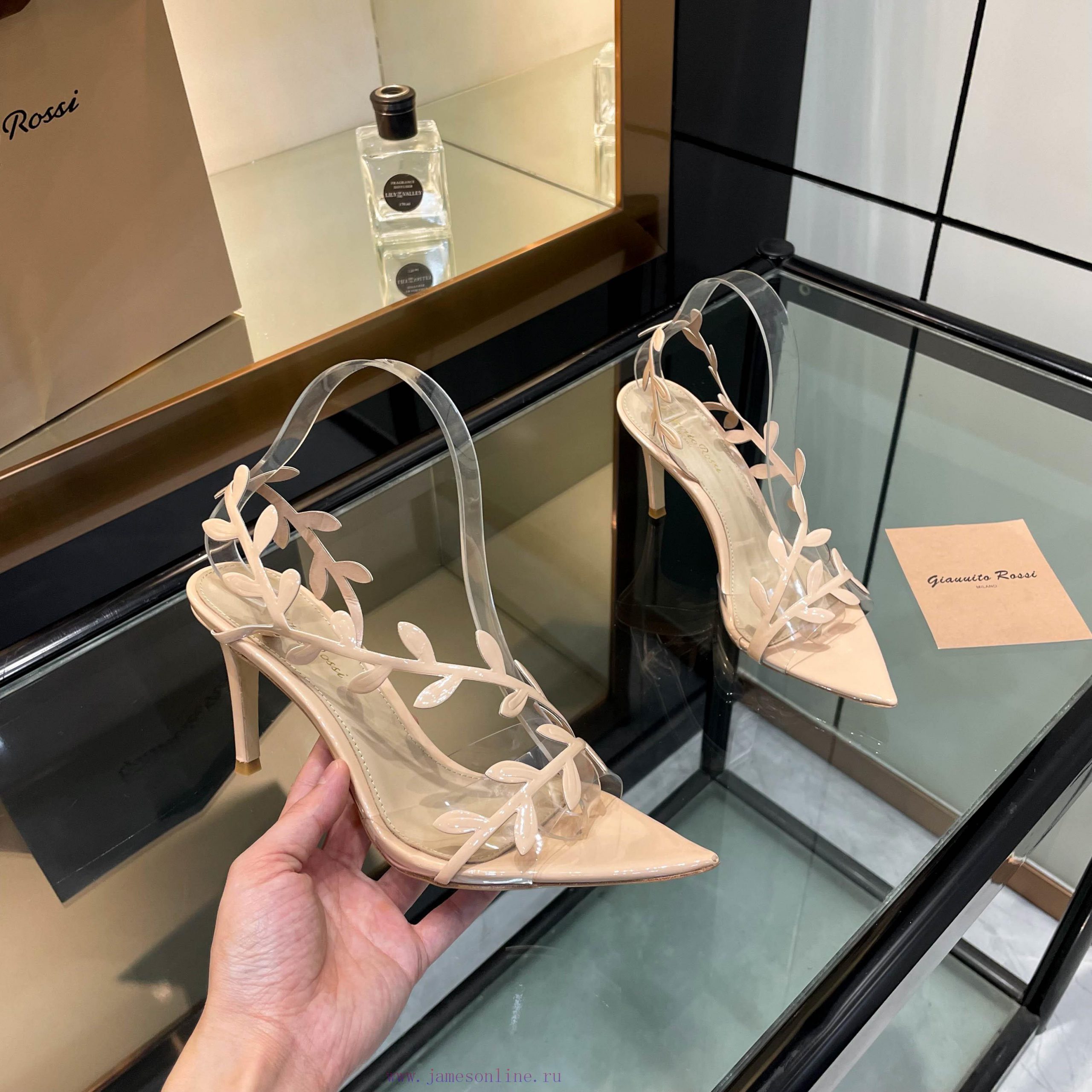 Giannito Rossi 2025 new sandalstop-levelPurchasing QualityThis pair of pointed high-heeled prwhmbae5