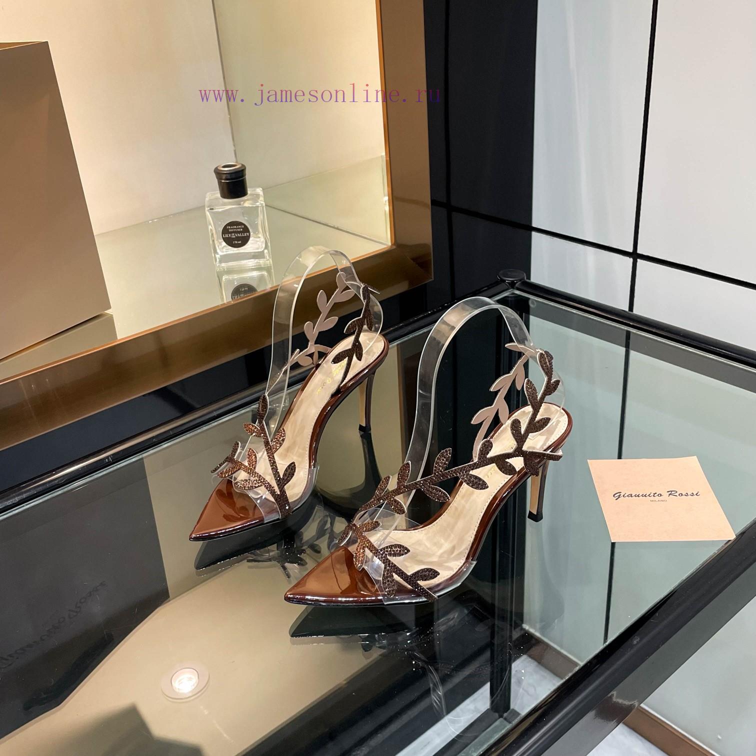 Giannito Rossi 2025 new sandalstop-levelPurchasing QualityThis pair of pointed high-heeled phtwlt1db - Image 7