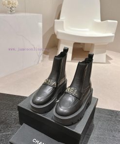 Chanel thick soled short boots Chelsea boots elastic band letter logo⇢𝐒𝐈𝐙𝐄 3536383839 (40/41k1n10qfb