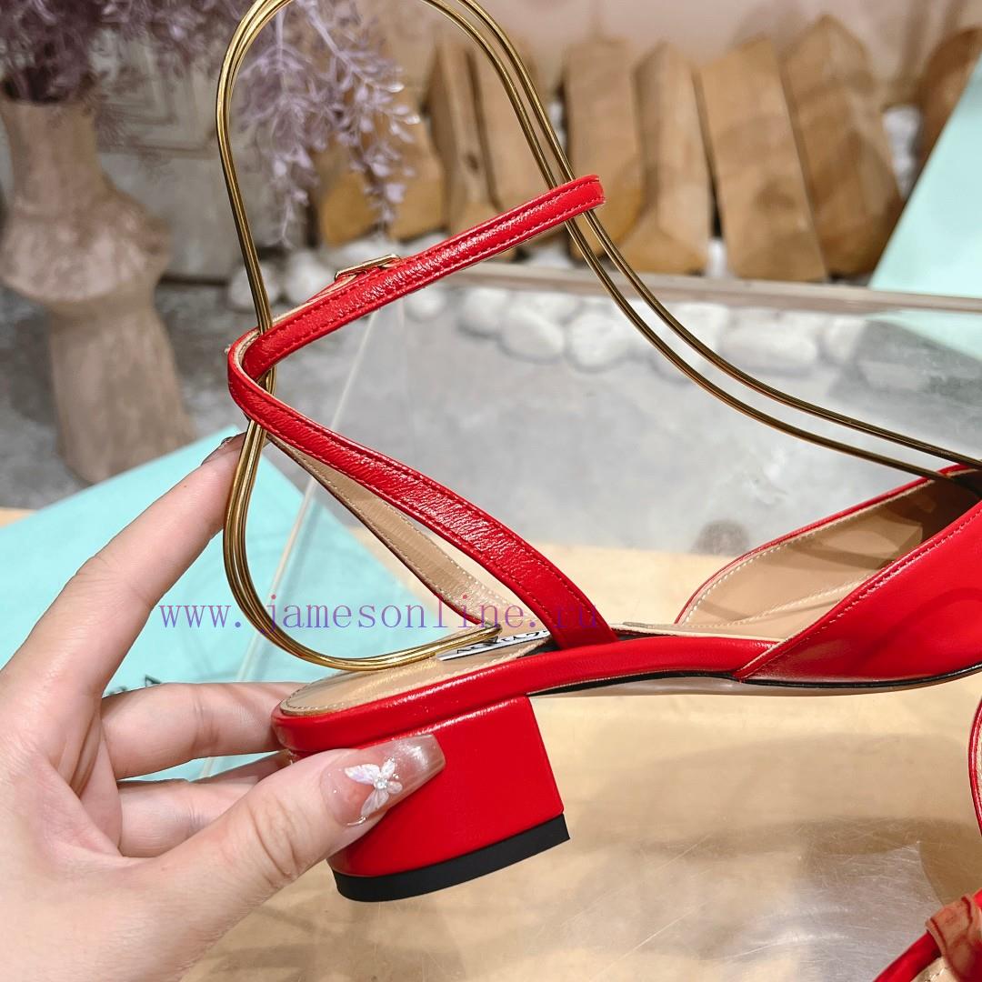 𝑨𝑸𝑼𝑨𝒁𝒛𝒖𝒓𝒂 𝟐𝟒𝒔𝒔 🤍 Top notch square toe women's high heels, this "FrenchFlirt" mid heel shoe afbdhj39 - Image 8
