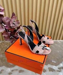 2024 New Collection: Herm è s/Herm è s Classic High Heel Hot Diamond Sandals with a retro de6rl1es01