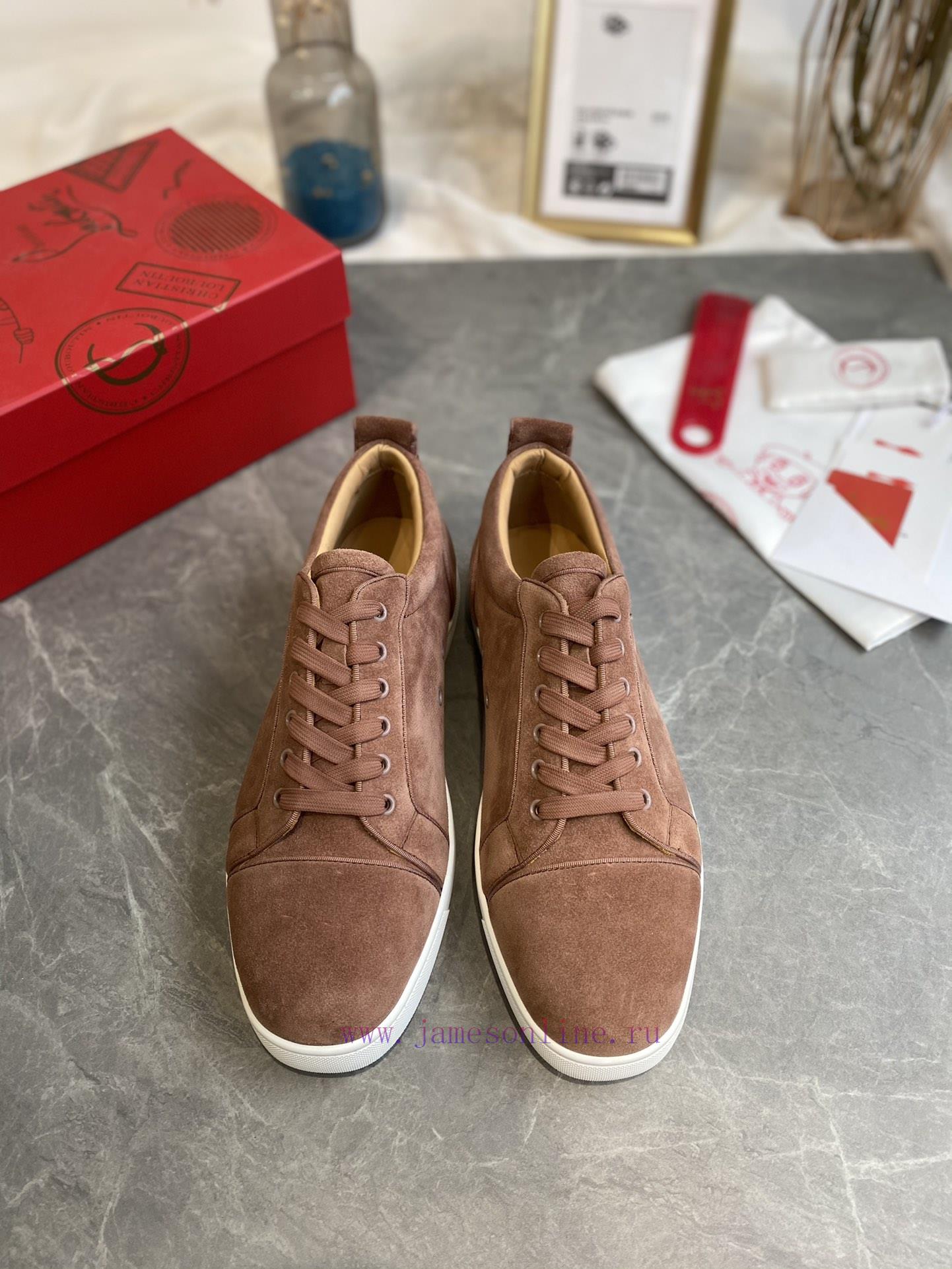 ╔ Low cut brown red light version ╗️Top level customized version𝑪𝒉𝒓𝒊𝒔𝒕𝒊𝒂𝒏 𝑳𝒐𝒖𝒃𝒐𝒖𝒕𝒊𝒏Whether izr7fu6c8