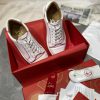 ╔ Low cut thick bottom white red stripe light version ╗️Top level customized version𝑪𝒉𝒓𝒊𝒔𝒕𝒊𝒂gtam4ehf