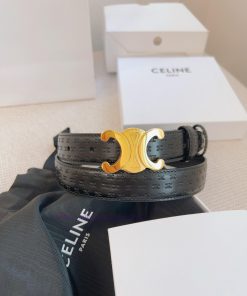 CELINE's original 2.5cm wide waistband is crafted from finely crafted calf leather, while th 8oxz7a38