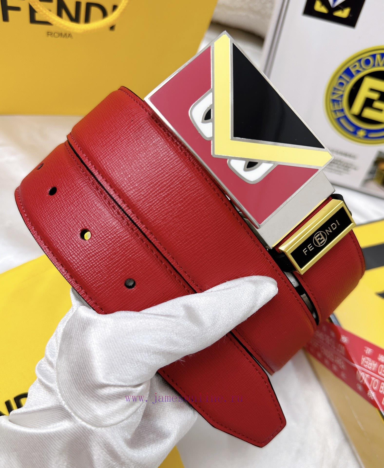 Belt FENDI Fendi ReproductionThe waistband is made of 100% imported top layer cowhide, ensur uxamg479 - Image 7