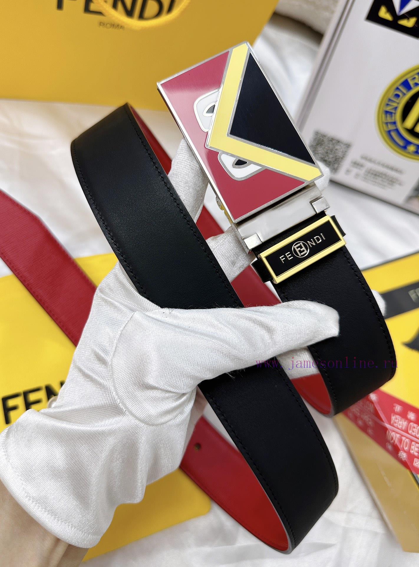 Belt FENDI Fendi ReproductionThe waistband is made of 100% imported top layer cowhide, ensur uxamg479 - Image 10