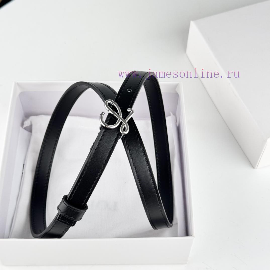 Loewe W2024Ss autumn and winter new smooth calf leather belt with L letter combination needl jhqz6r5k - Image 6