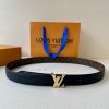 The 3.0-wide LV Flowergram double-sided belt is made of Monogram canvas and Monogram embosse mz23pfxo