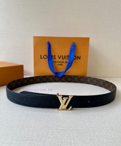 The 3.0-wide LV Flowergram double-sided belt is made of Monogram canvas and Monogram embosse mz23pfxo