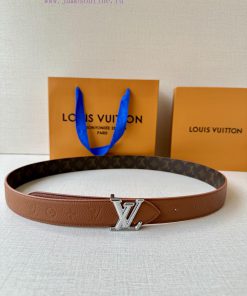 The 3.0-wide LV Flowergram double-sided belt is made of Monogram canvas and Monogram embosse 3cucl8lx