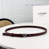 Loewe W2024Ss autumn and winter new smooth calf leather belt with L letter combination needl 6xznf45i