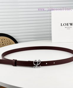 Loewe W2024Ss autumn and winter new smooth calf leather belt with L letter combination needl 6xznf45i