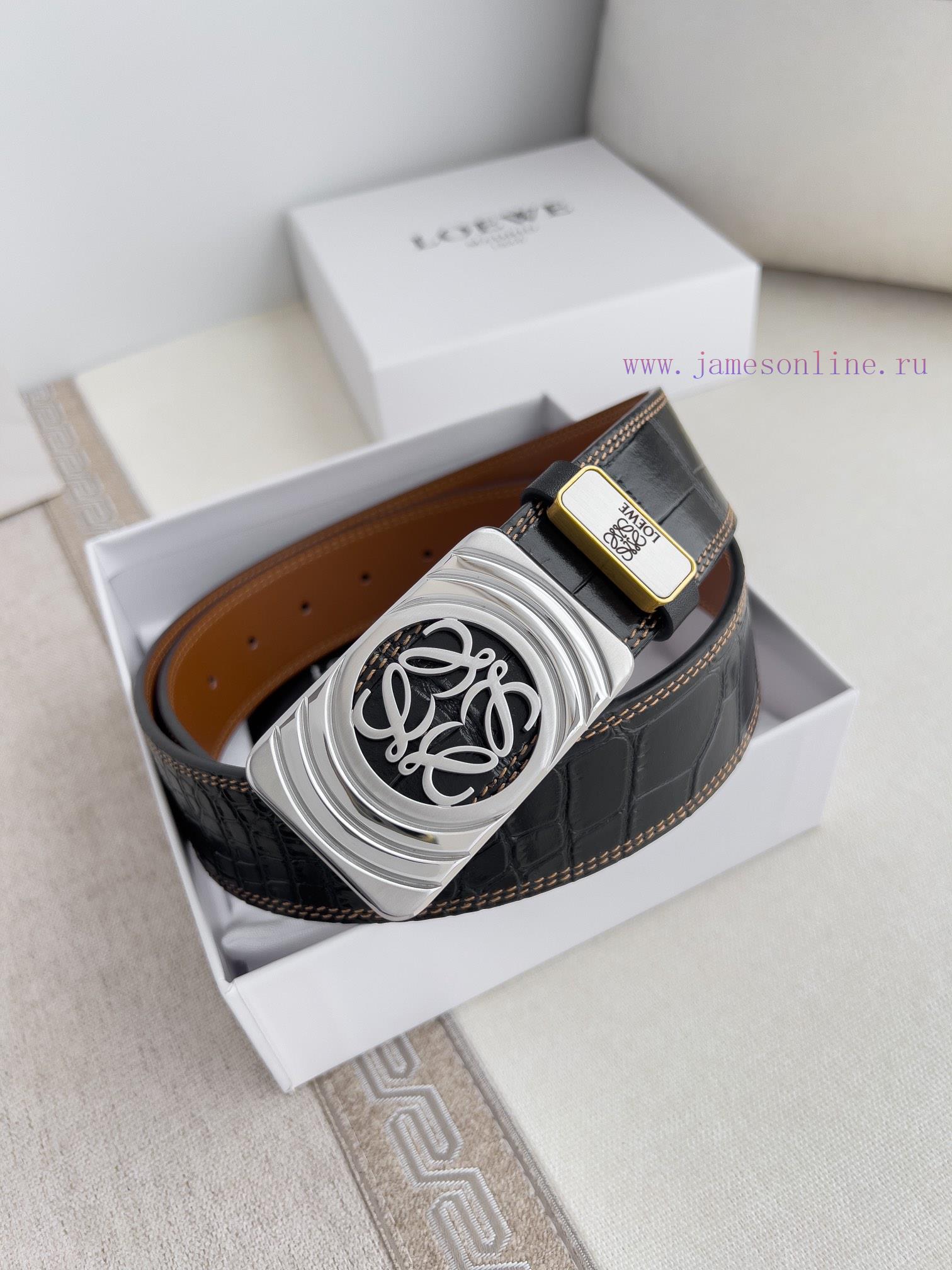 Luo Yiwei Loewe Belt ️ BeltBuckle, made of pure steel material, photographed in real lifeMat 0zyxp5vz